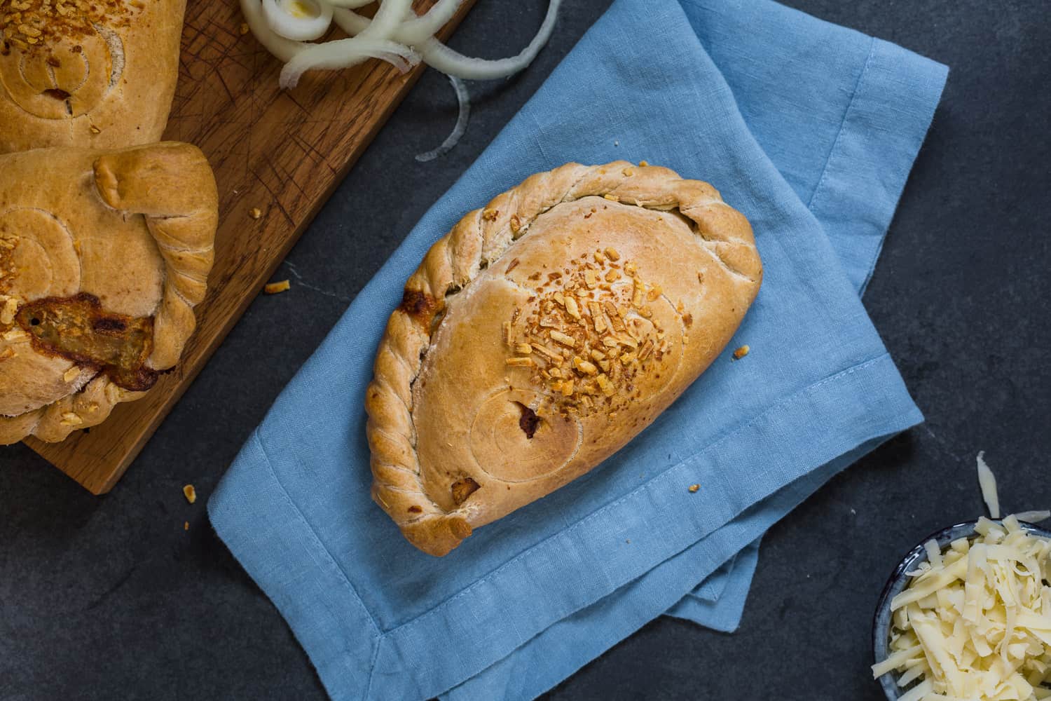 6 x Cheese & Onion Pasties (V) - Prima Bakery - The Cornish Pasty Store